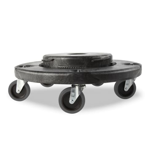 Rubbermaid Brute Quiet Dolly, Black